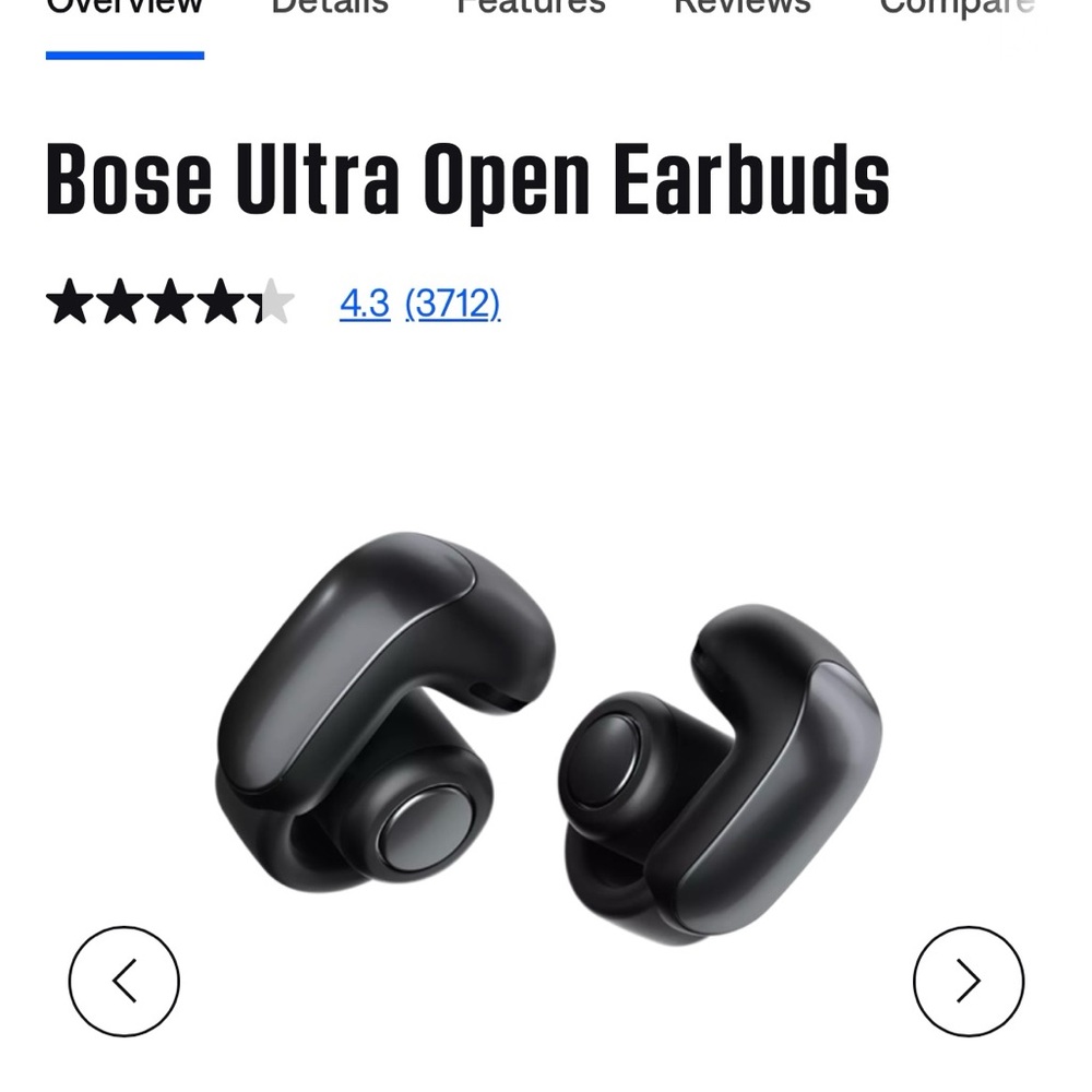 Bose Open Earbuds in Black